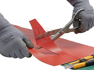 Cutting Silicone Coated Fabric